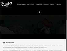 Tablet Screenshot of frontfroid.com
